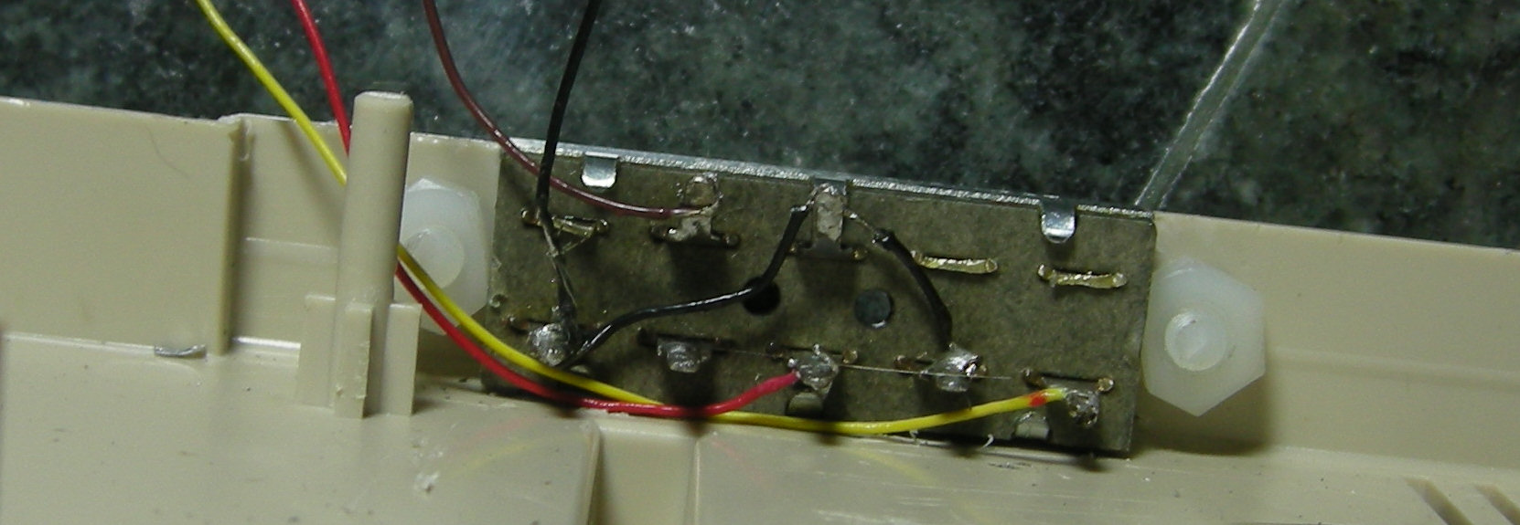 Inside view, showing switch lugs and wiring