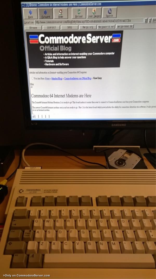 Commodore Server on A1200